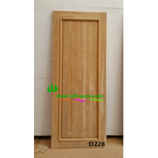 ประตูไม้สักบานเดี่ยว รหัส D228